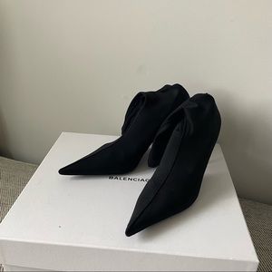 Balenciaga Knife Creep Jersey Boots